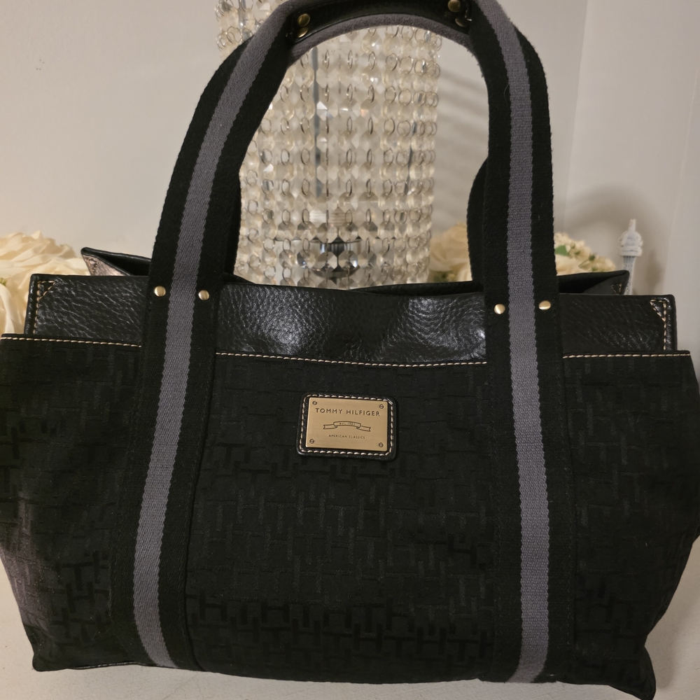 Tommy Hilfiger Black Tote Bag